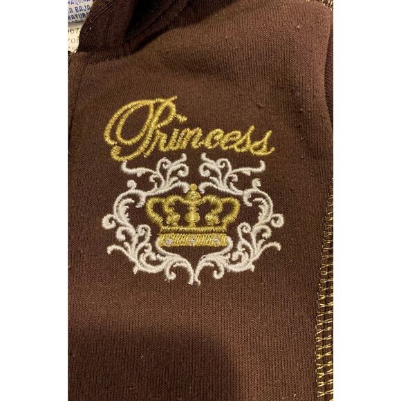 Kids 24 mos talla Double Trouble Kids Jacket Brown Princess - Picture 7 of 12